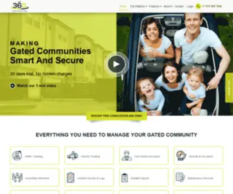 The360.community(App Based Security Solution for Apartment Complexes in Kolkata) Screenshot