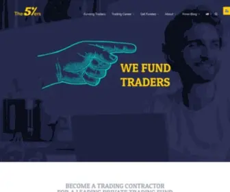 The5ERS.com(The5%ers Proprietary Trading Fund) Screenshot