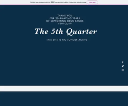 The5Thquarter.com(Thank you for visiting The 5th Quarter) Screenshot