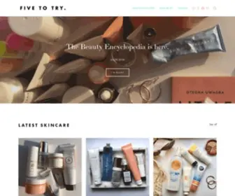 The5Totry.com(Beauty and books) Screenshot