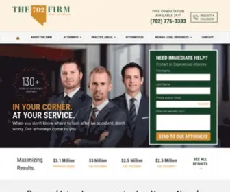 The702Firm.com(The Best Personal Injury Lawyer) Screenshot