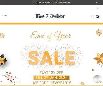 The7Dekor.com(The 7 DeKor) Screenshot