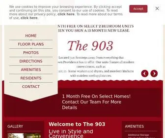 The903.com(Apartments in Providence For Rent) Screenshot