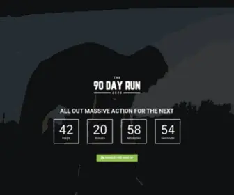 The90Dayrun.com(The 90 Day Run for MLM Pro) Screenshot