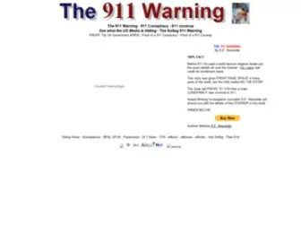 The911Warning.com(The 911 Warning 911 Conspiracy 911 Coverup eMovie and eBook by D.E. Alexander) Screenshot