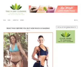 The9Daycleanse.net(This site) Screenshot