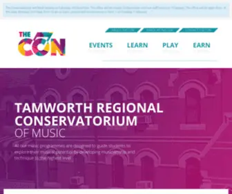 Thecon.com.au(Tamworth Regional Conservatorium of Music) Screenshot