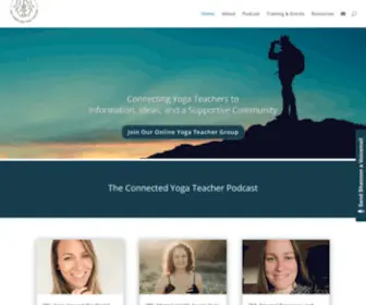 Theconnectedyogateacher.com(The Connected Yoga Teacher) Screenshot