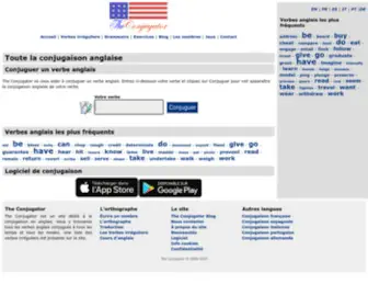 Theconjugator.com(The Conjugator) Screenshot