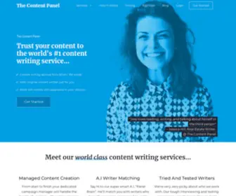 Thecontentpanel.com(The Content Panel) Screenshot