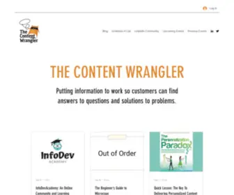 Thecontentwrangler.com(The Content Wrangler) Screenshot