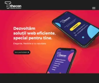 Thecon.ro(Agentie Web Design Romania) Screenshot