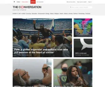 Theconversation.com(The Conversation) Screenshot