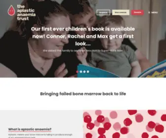 Theaat.org.uk(The Aplastic Anaemia Trust) Screenshot