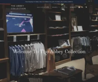 Theabbeycollection.ca(Mens Clothing by The Abbey Collection Mens Clothing by The Abbey Collection) Screenshot