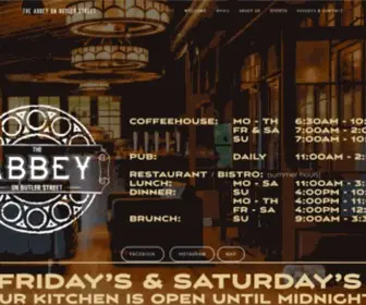 Theabbeyonbutlerstreet.com(The Abbey on Butler Street) Screenshot