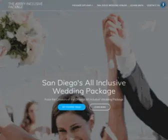 Theabbeypackage.com(San diego wedding packages) Screenshot