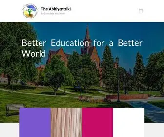 Theabhiyantriki.com(The Abhiyantriki) Screenshot