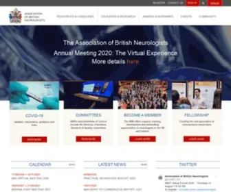 Theabn.org(Association of British Neurologists) Screenshot