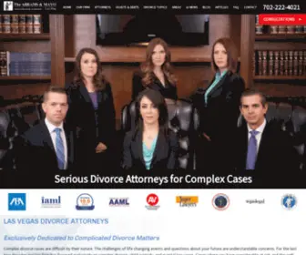 Theabramslawfirm.com(Las Vegas Divorce Attorneys NV State Bar Board Certified) Screenshot