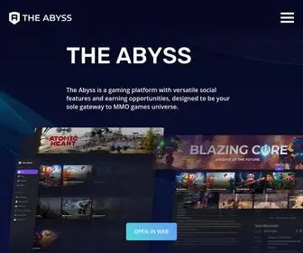 Theabyss.com(The Abyss) Screenshot