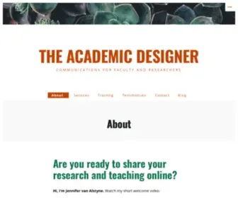 TheacademiCDesigner.com(Jennifer van Alstyne) Screenshot