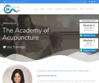 Theacademyofacupuncture.com(The Academy of Acupuncture) Screenshot