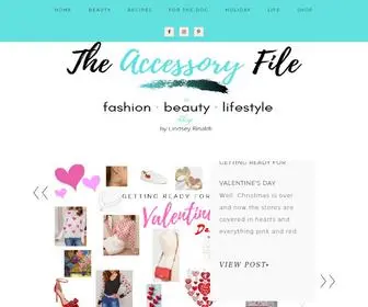 Theaccessoryfile.com(The Accessory File) Screenshot