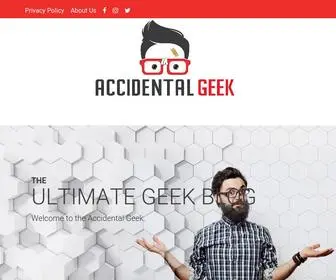Theaccidentalgeek.com(The Accidental Geek) Screenshot