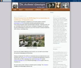 Theaccidentalgenealogist.com(The Accidental Genealogist) Screenshot