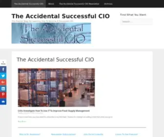 Theaccidentalsuccessfulcio.com(The Accidental Successful CIO) Screenshot