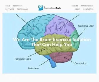 Theaccomplishedbrain.com(The Accomplished Brain) Screenshot