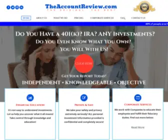 Theaccountreview.com(The Account Review) Screenshot