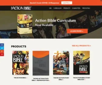 Theactionbible.com(The Action Bible) Screenshot