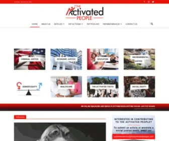 Theactivatedpeople.com(The Activated People Inc) Screenshot