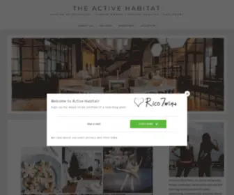 Theactivehabitat.com(The Active Habitat) Screenshot