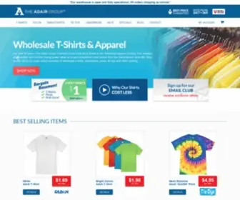Theadairgroup.com(Wholesale Clothing & Apparel) Screenshot