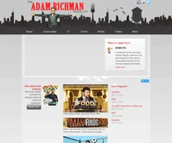 Theadamrichman.com(Adam Richman) Screenshot