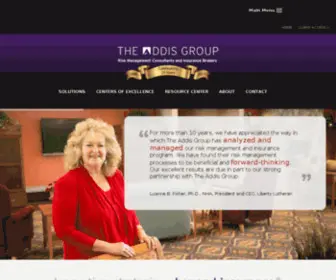 Theaddisgroup.com(The Addis Group) Screenshot