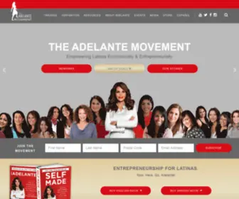 Theadelantemovement.com(The Adelante Movement) Screenshot