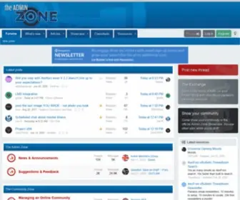 Theadminzone.com(The Admin Zone) Screenshot