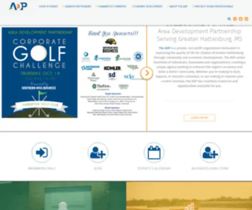 Theadp.com(The Area Development Partnership) Screenshot