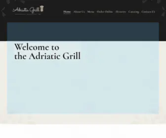 TheadriaticGrill.com(Mediterranean Food) Screenshot