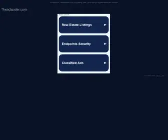 Theadspider.com(The adSpider) Screenshot