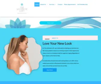 Theaestheticloft.net(Med Spa in Brentwood) Screenshot