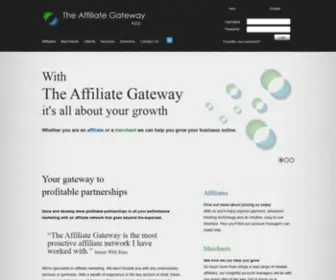 Theaffiliategateway.asia(Grow and develop your online sales in Asia with an affiliate network) Screenshot