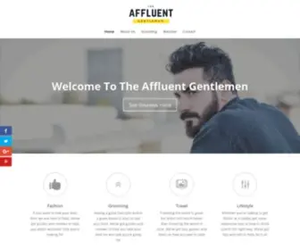 Theaffluentgentleman.com(The Affluent Gentleman) Screenshot