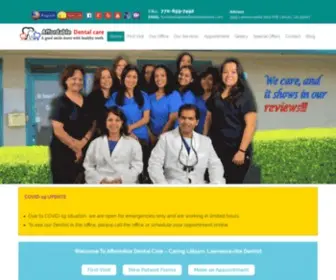 Theaffordabledental.com(Dentist in Lawrenceville ga. Affordable Dental Care) Screenshot