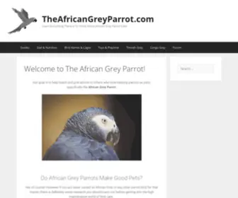 Theafricangreyparrot.com(African Grey Parrot) Screenshot