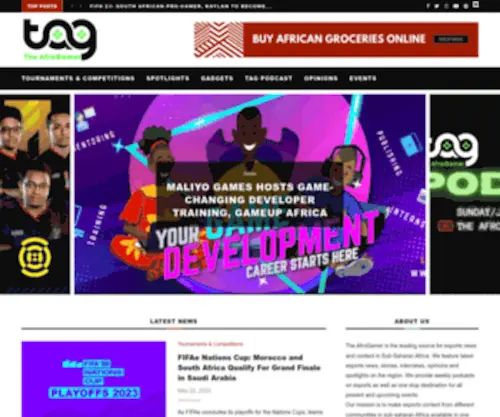 Theafrogamer.com(The AfroGamer) Screenshot